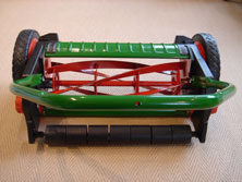 push mower top view