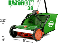 Brill Razorcut 38 manual push reel mower
