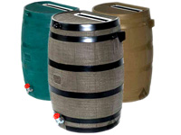 Rain Harvest Flat-Back Rain Barrel