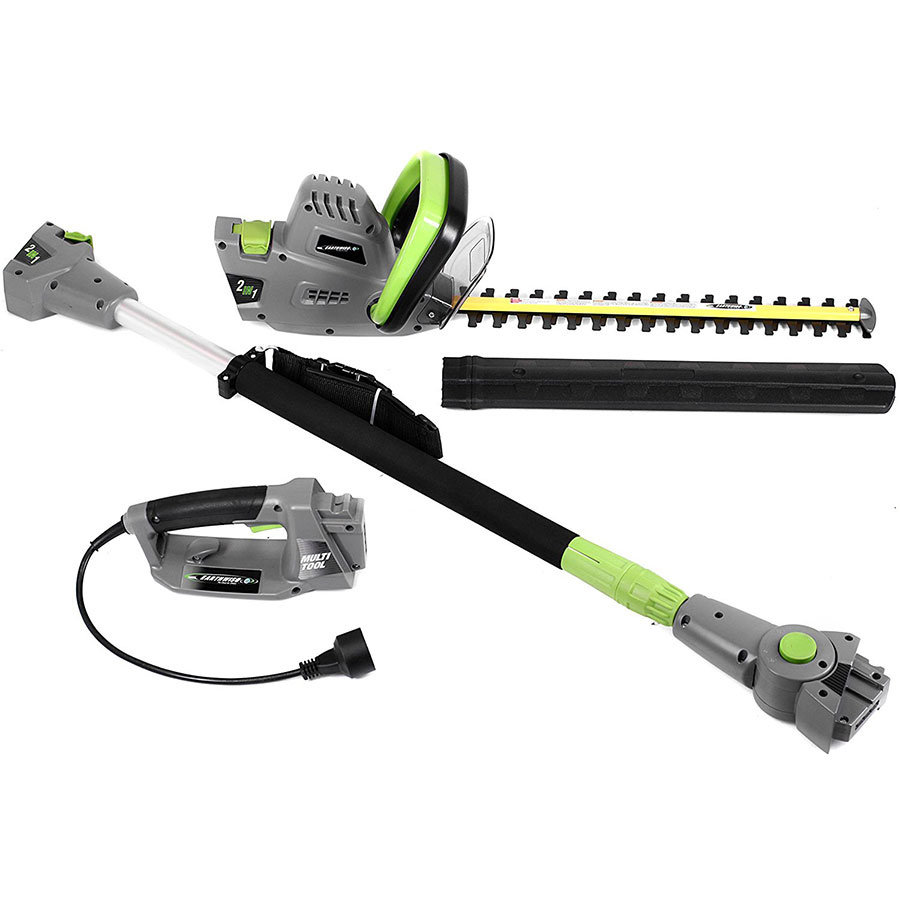 earthwise cvph43018 corded pole hedge saw