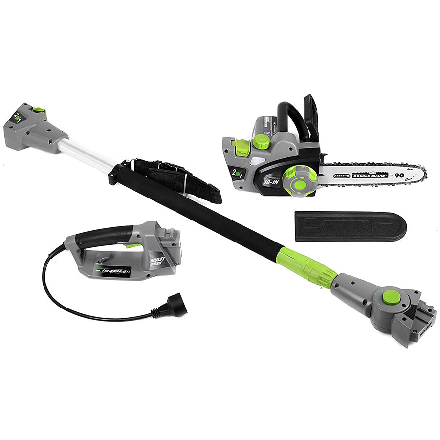 earthwise cvps43010 corded pole chainsaw